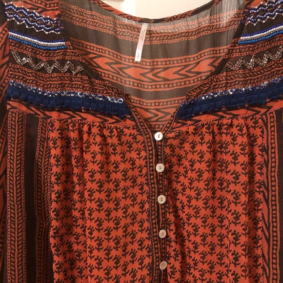 Free People Aztec tunic blouse - Picture 6 of 6